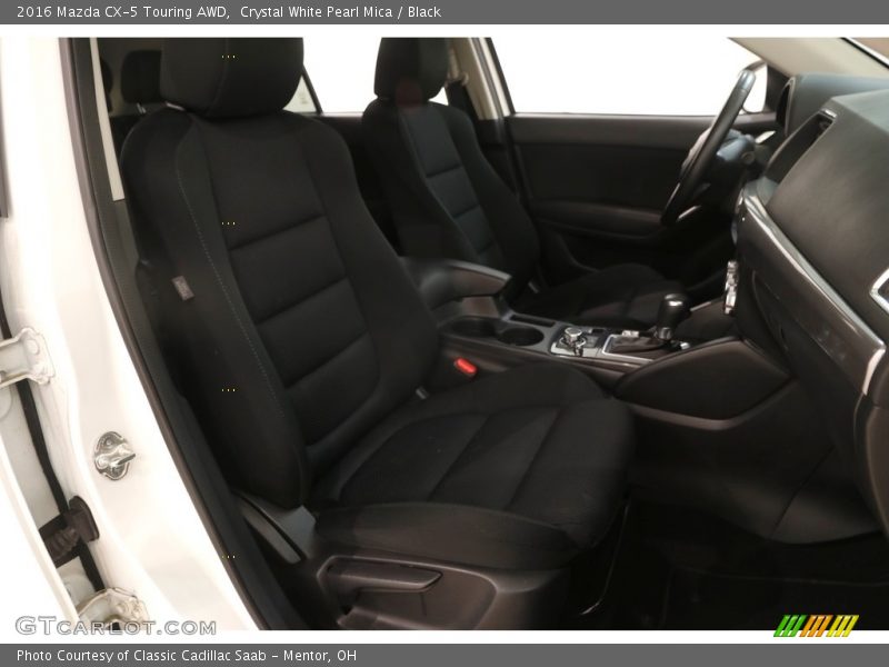 Crystal White Pearl Mica / Black 2016 Mazda CX-5 Touring AWD