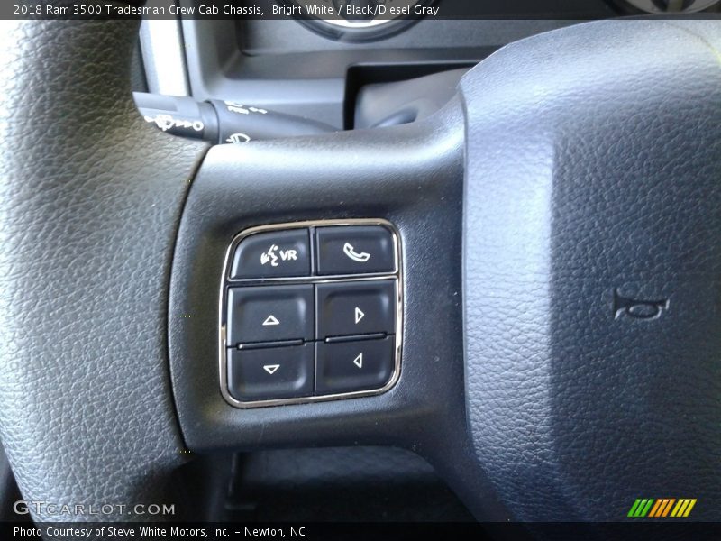 Bright White / Black/Diesel Gray 2018 Ram 3500 Tradesman Crew Cab Chassis