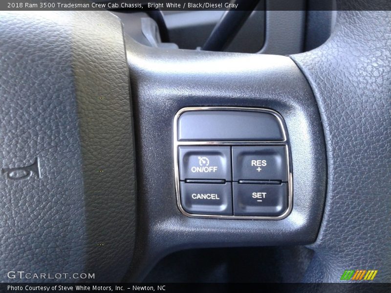 Bright White / Black/Diesel Gray 2018 Ram 3500 Tradesman Crew Cab Chassis