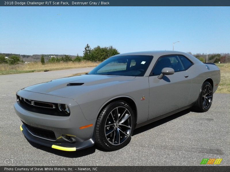 Destroyer Gray / Black 2018 Dodge Challenger R/T Scat Pack