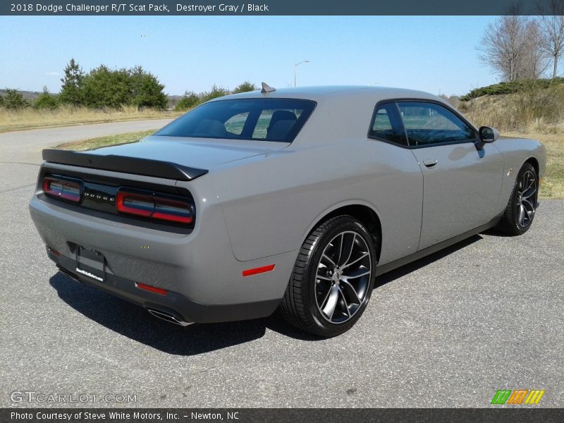 Destroyer Gray / Black 2018 Dodge Challenger R/T Scat Pack