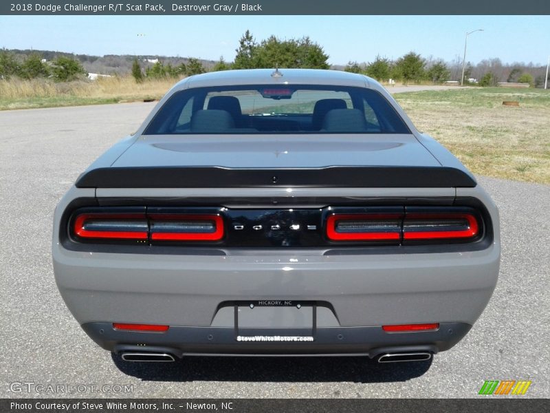 Destroyer Gray / Black 2018 Dodge Challenger R/T Scat Pack