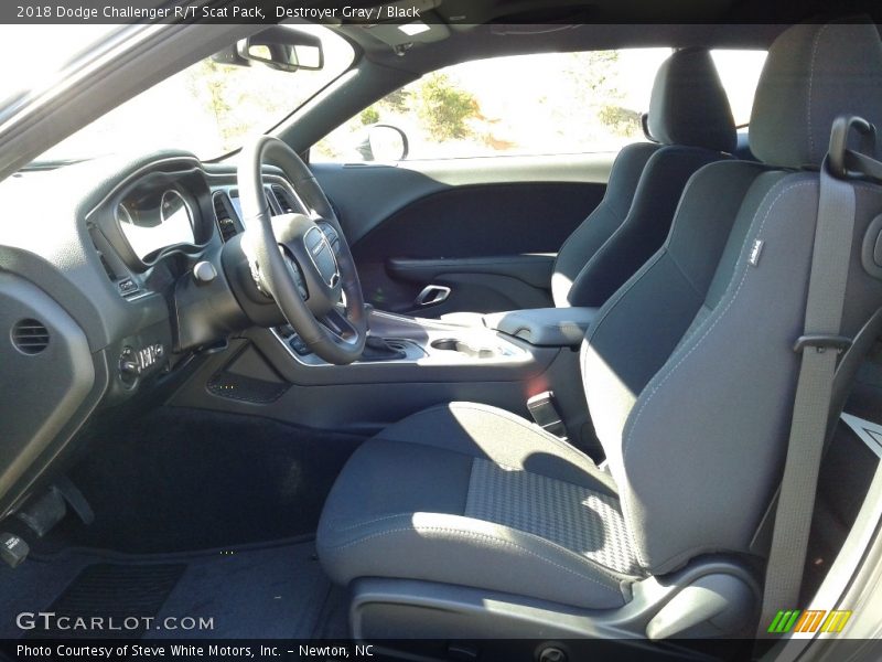 Destroyer Gray / Black 2018 Dodge Challenger R/T Scat Pack