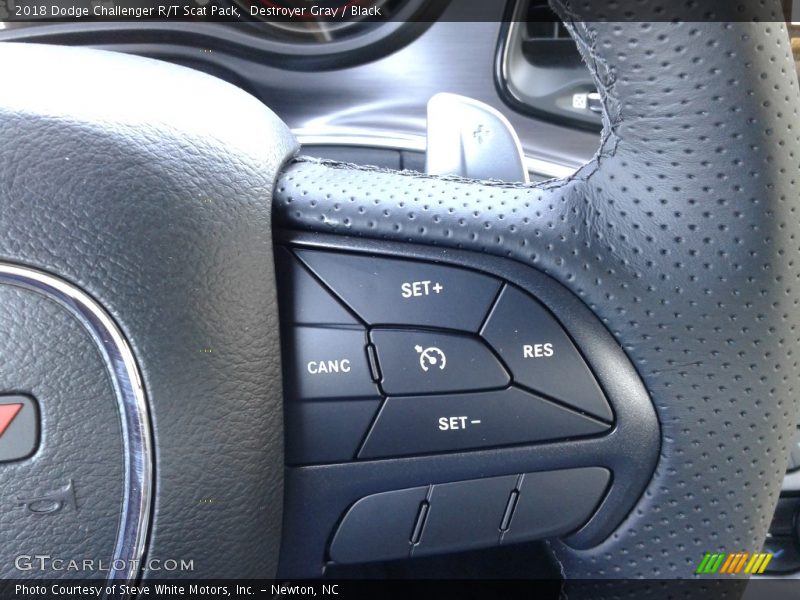 Destroyer Gray / Black 2018 Dodge Challenger R/T Scat Pack