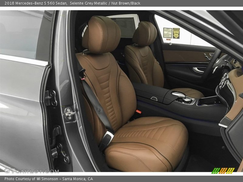 Selenite Grey Metallic / Nut Brown/Black 2018 Mercedes-Benz S 560 Sedan