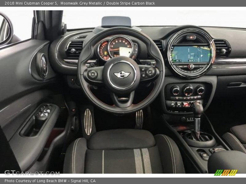 Moonwalk Grey Metallic / Double Stripe Carbon Black 2018 Mini Clubman Cooper S