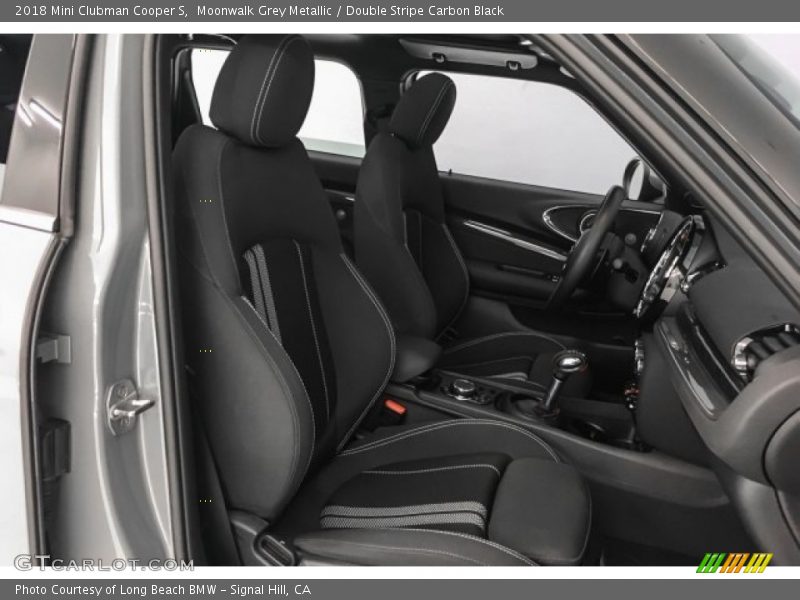 Moonwalk Grey Metallic / Double Stripe Carbon Black 2018 Mini Clubman Cooper S