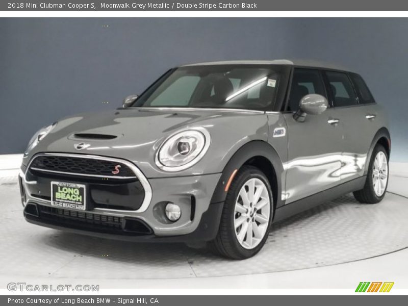 Moonwalk Grey Metallic / Double Stripe Carbon Black 2018 Mini Clubman Cooper S