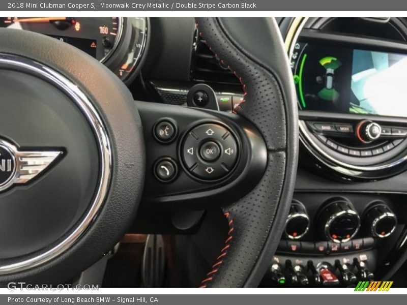 Moonwalk Grey Metallic / Double Stripe Carbon Black 2018 Mini Clubman Cooper S