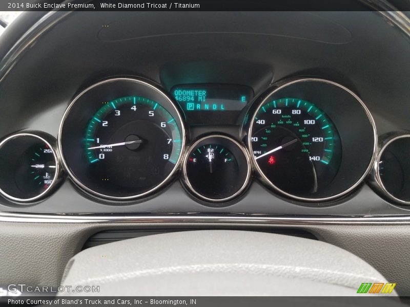 White Diamond Tricoat / Titanium 2014 Buick Enclave Premium