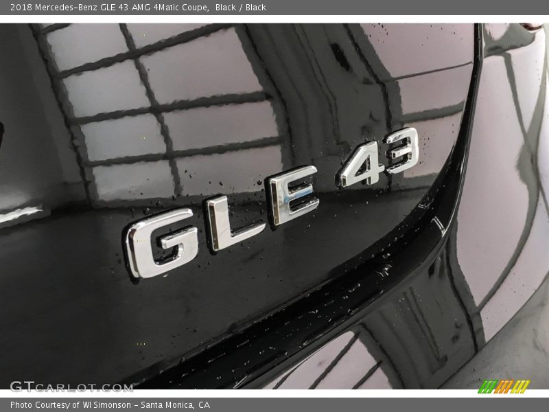 Black / Black 2018 Mercedes-Benz GLE 43 AMG 4Matic Coupe