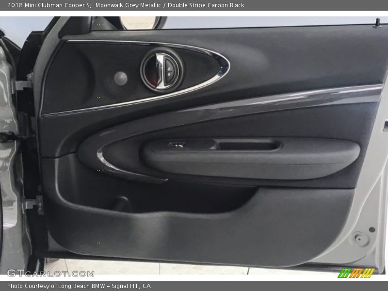 Moonwalk Grey Metallic / Double Stripe Carbon Black 2018 Mini Clubman Cooper S