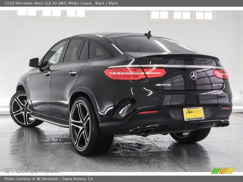 Black / Black 2018 Mercedes-Benz GLE 43 AMG 4Matic Coupe