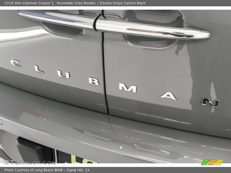 Moonwalk Grey Metallic / Double Stripe Carbon Black 2018 Mini Clubman Cooper S
