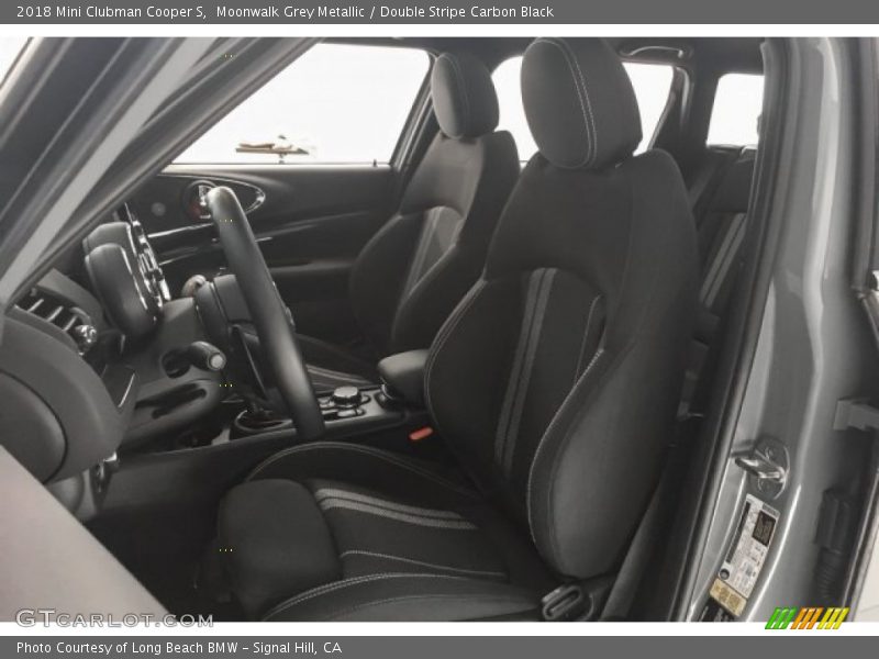 Moonwalk Grey Metallic / Double Stripe Carbon Black 2018 Mini Clubman Cooper S