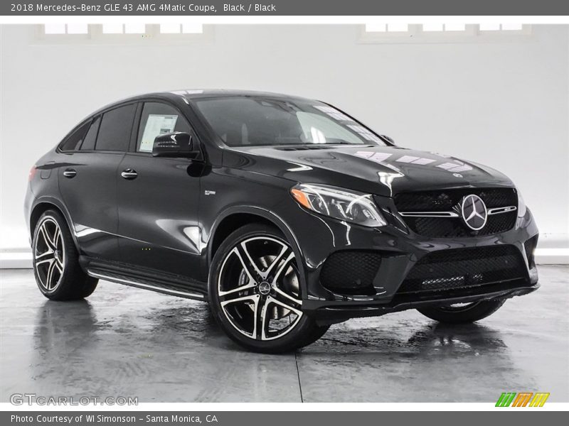 Black / Black 2018 Mercedes-Benz GLE 43 AMG 4Matic Coupe