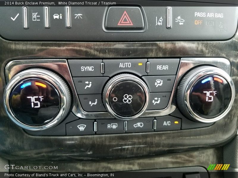 White Diamond Tricoat / Titanium 2014 Buick Enclave Premium