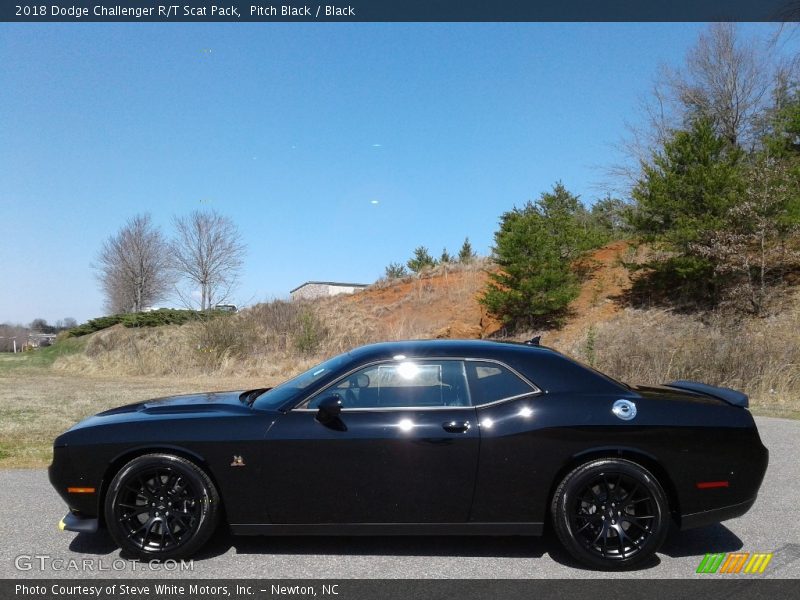 Pitch Black / Black 2018 Dodge Challenger R/T Scat Pack