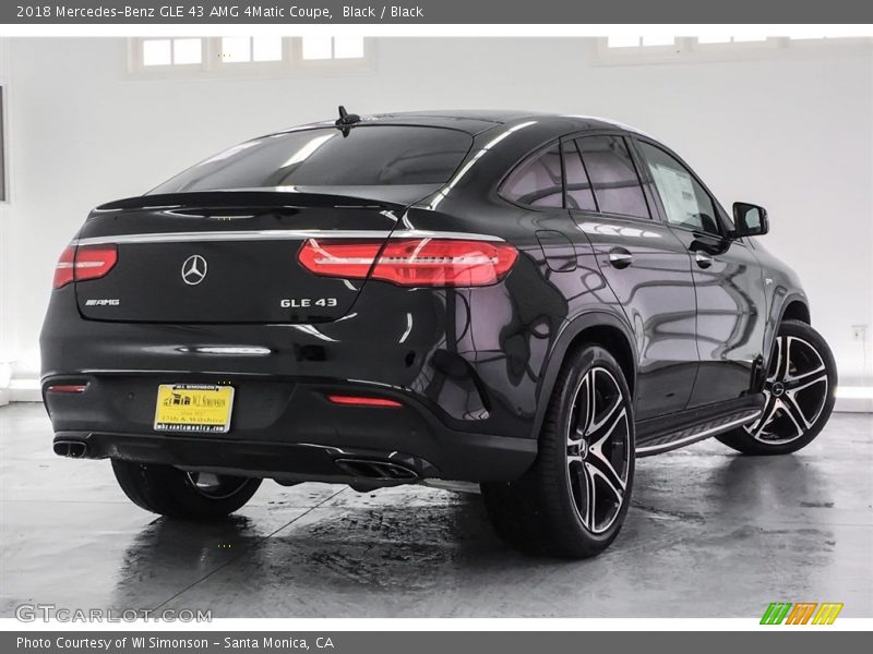 Black / Black 2018 Mercedes-Benz GLE 43 AMG 4Matic Coupe