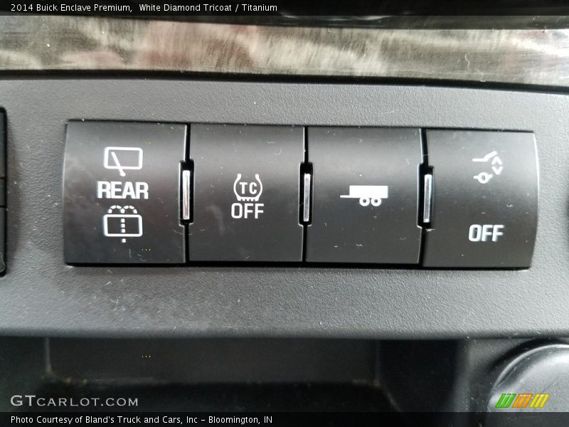White Diamond Tricoat / Titanium 2014 Buick Enclave Premium
