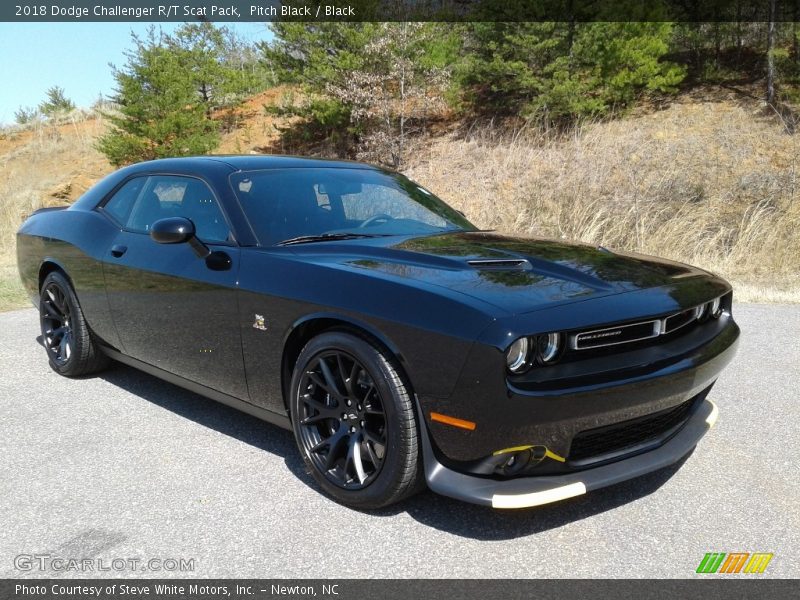 Pitch Black / Black 2018 Dodge Challenger R/T Scat Pack