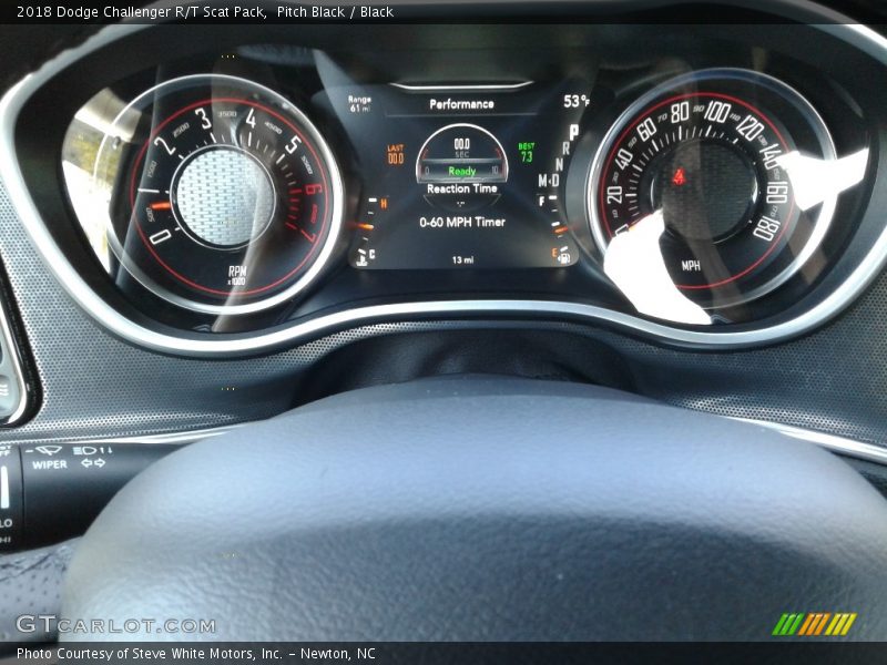 Pitch Black / Black 2018 Dodge Challenger R/T Scat Pack