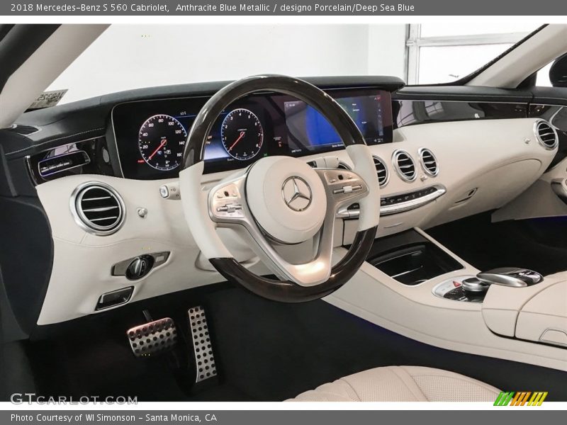 Dashboard of 2018 S 560 Cabriolet