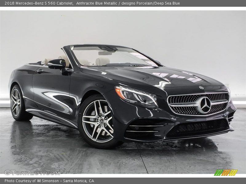 Front 3/4 View of 2018 S 560 Cabriolet
