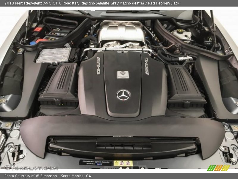  2018 AMG GT C Roadster Engine - 4.0 Liter AMG Twin-Turbocharged DOHC 32-Valve VVT V8