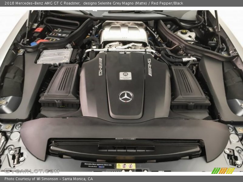  2018 AMG GT C Roadster Engine - 4.0 Liter AMG Twin-Turbocharged DOHC 32-Valve VVT V8
