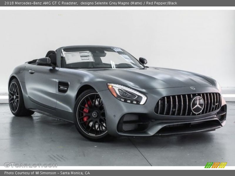 Front 3/4 View of 2018 AMG GT C Roadster