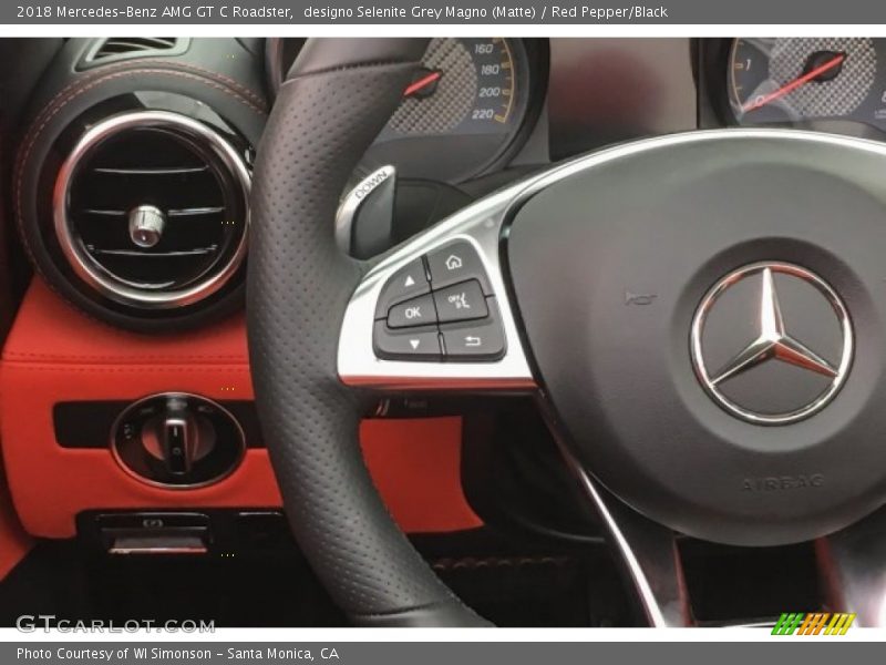 Controls of 2018 AMG GT C Roadster