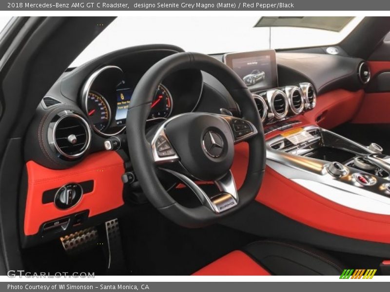 Dashboard of 2018 AMG GT C Roadster