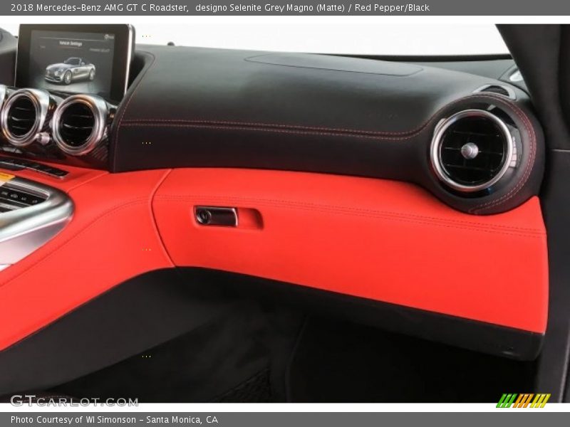 Dashboard of 2018 AMG GT C Roadster