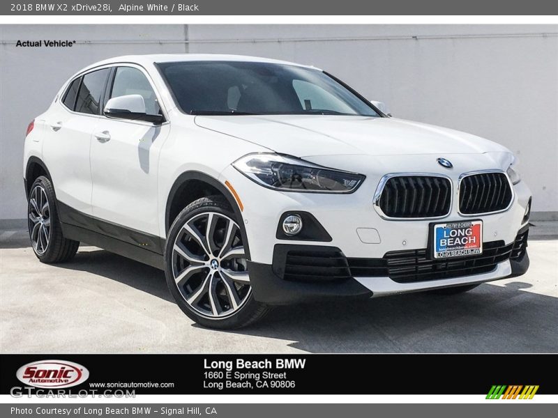 Alpine White / Black 2018 BMW X2 xDrive28i