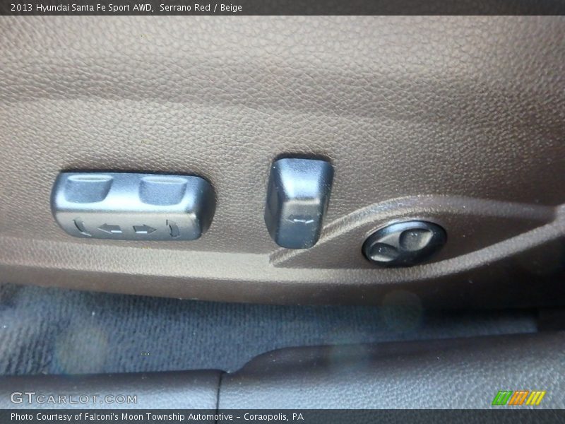 Serrano Red / Beige 2013 Hyundai Santa Fe Sport AWD