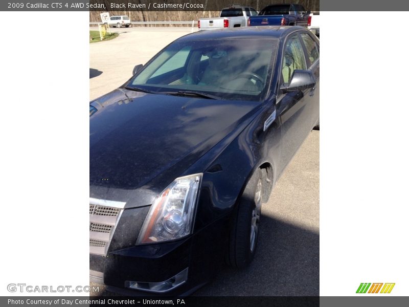 Black Raven / Cashmere/Cocoa 2009 Cadillac CTS 4 AWD Sedan