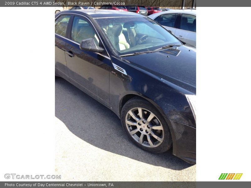 Black Raven / Cashmere/Cocoa 2009 Cadillac CTS 4 AWD Sedan