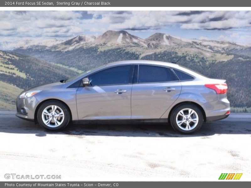 Sterling Gray / Charcoal Black 2014 Ford Focus SE Sedan