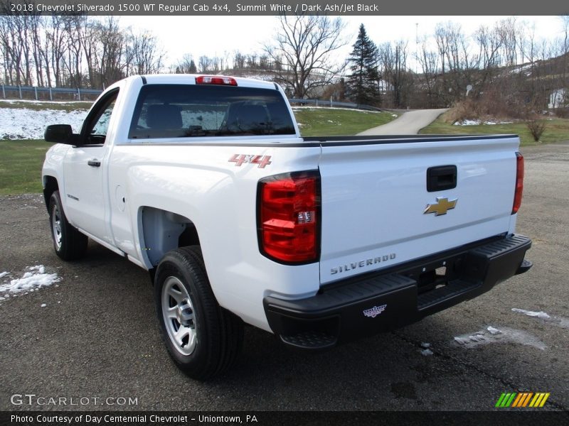 Summit White / Dark Ash/Jet Black 2018 Chevrolet Silverado 1500 WT Regular Cab 4x4