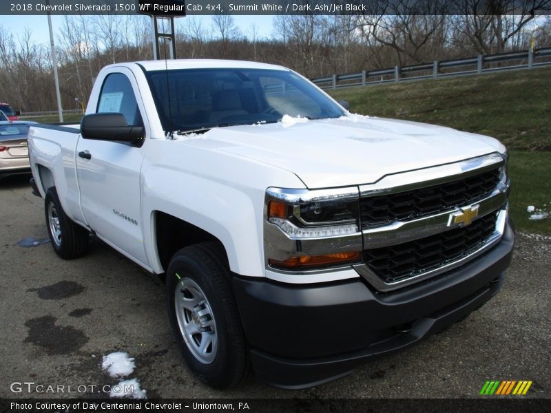 Summit White / Dark Ash/Jet Black 2018 Chevrolet Silverado 1500 WT Regular Cab 4x4