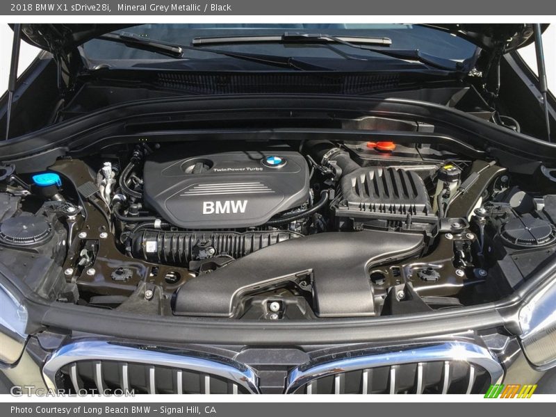 Mineral Grey Metallic / Black 2018 BMW X1 sDrive28i