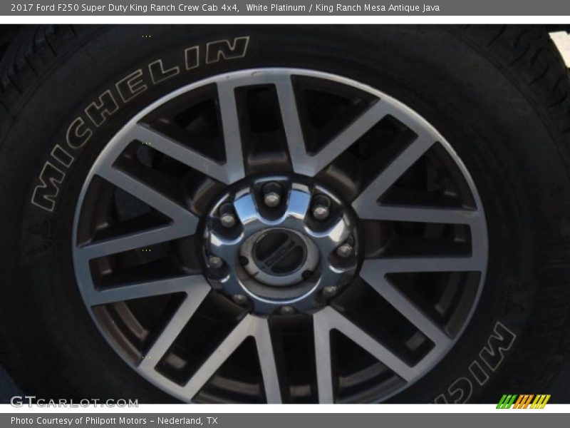 White Platinum / King Ranch Mesa Antique Java 2017 Ford F250 Super Duty King Ranch Crew Cab 4x4
