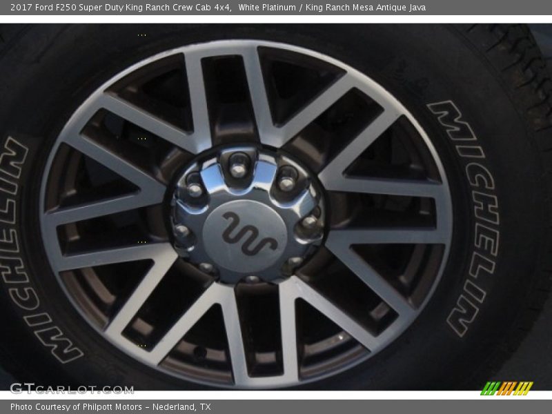 White Platinum / King Ranch Mesa Antique Java 2017 Ford F250 Super Duty King Ranch Crew Cab 4x4