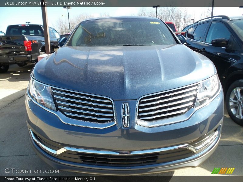 Blue Diamond Metallic / Ebony 2018 Lincoln MKX Select