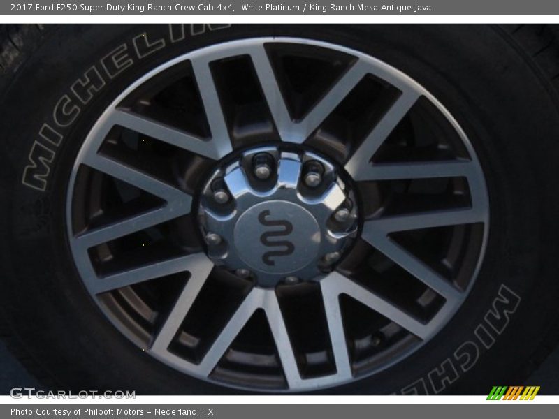 White Platinum / King Ranch Mesa Antique Java 2017 Ford F250 Super Duty King Ranch Crew Cab 4x4
