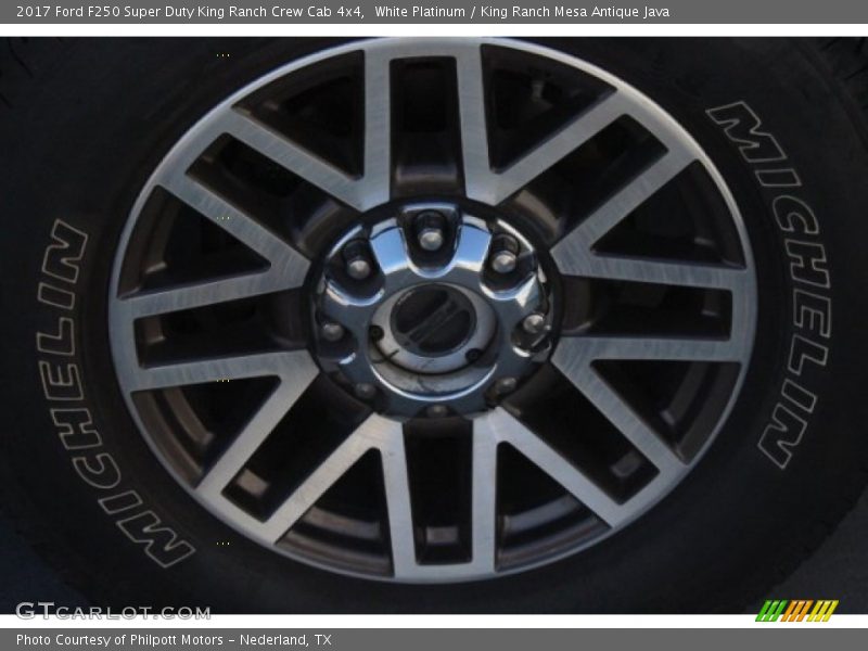 White Platinum / King Ranch Mesa Antique Java 2017 Ford F250 Super Duty King Ranch Crew Cab 4x4