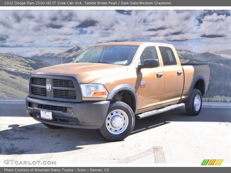 Saddle Brown Pearl / Dark Slate/Medium Graystone 2012 Dodge Ram 2500 HD ST Crew Cab 4x4