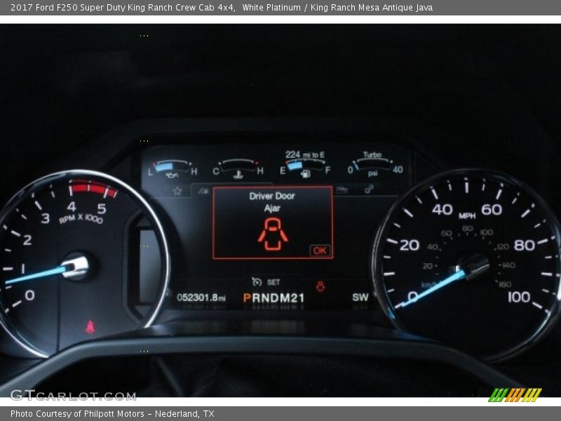 White Platinum / King Ranch Mesa Antique Java 2017 Ford F250 Super Duty King Ranch Crew Cab 4x4