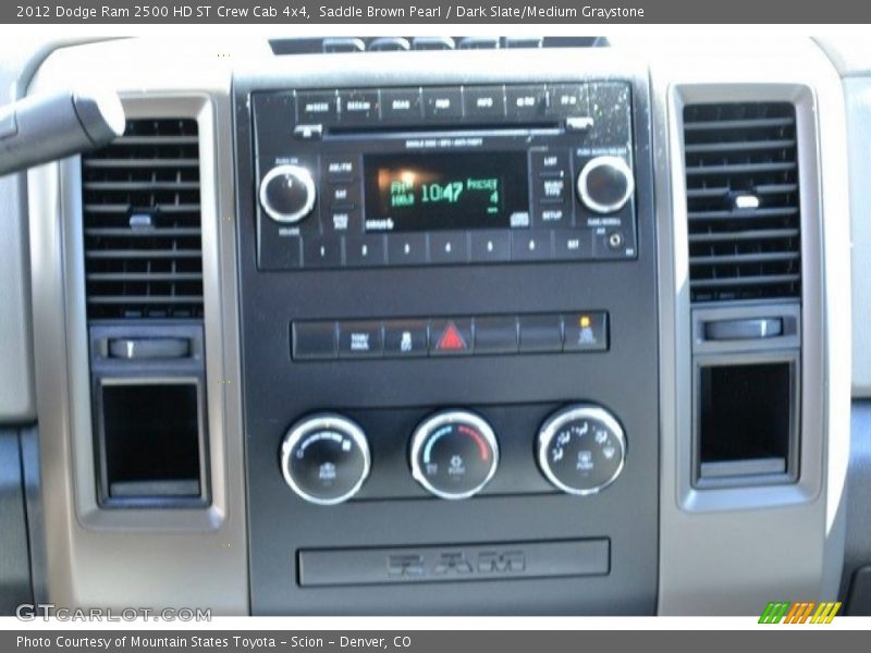 Saddle Brown Pearl / Dark Slate/Medium Graystone 2012 Dodge Ram 2500 HD ST Crew Cab 4x4